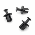 Push Fit Plastic Rivet, 8mm Hole, Black