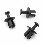 Push Fit Plastic Rivet, 8mm Hole, Black