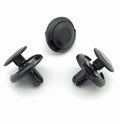 7mm Plastic Push Fit Rivet, Black
