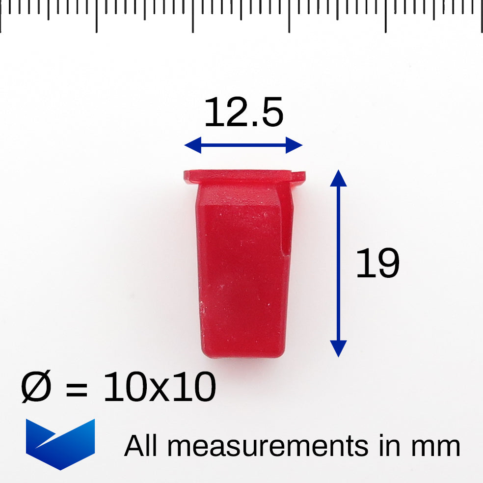 Screw grommet / Locknut, Red - image 2