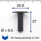 Fir Tree Clip, Black - image 2