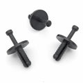 Push Fit Plastic Rivet, Black