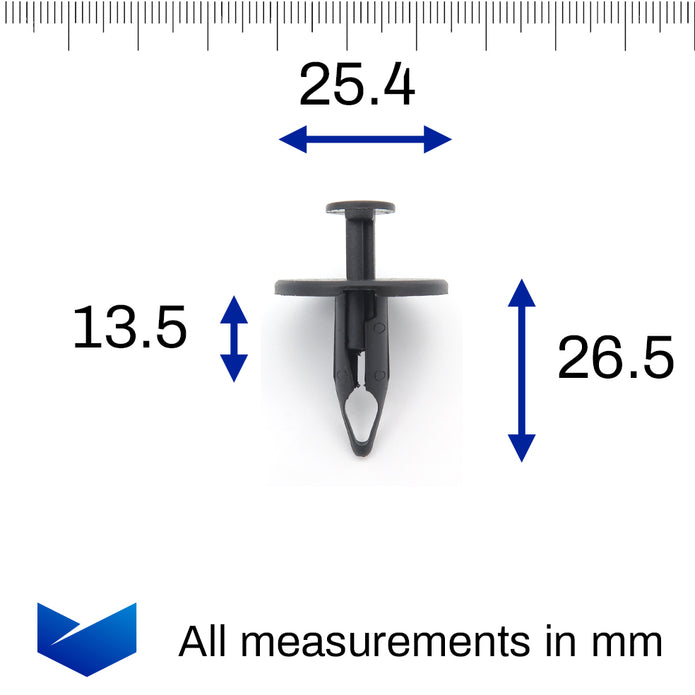 Push Fit Plastic Rivet - image 2