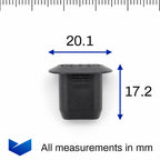 Screw Grommet, Black - image 2