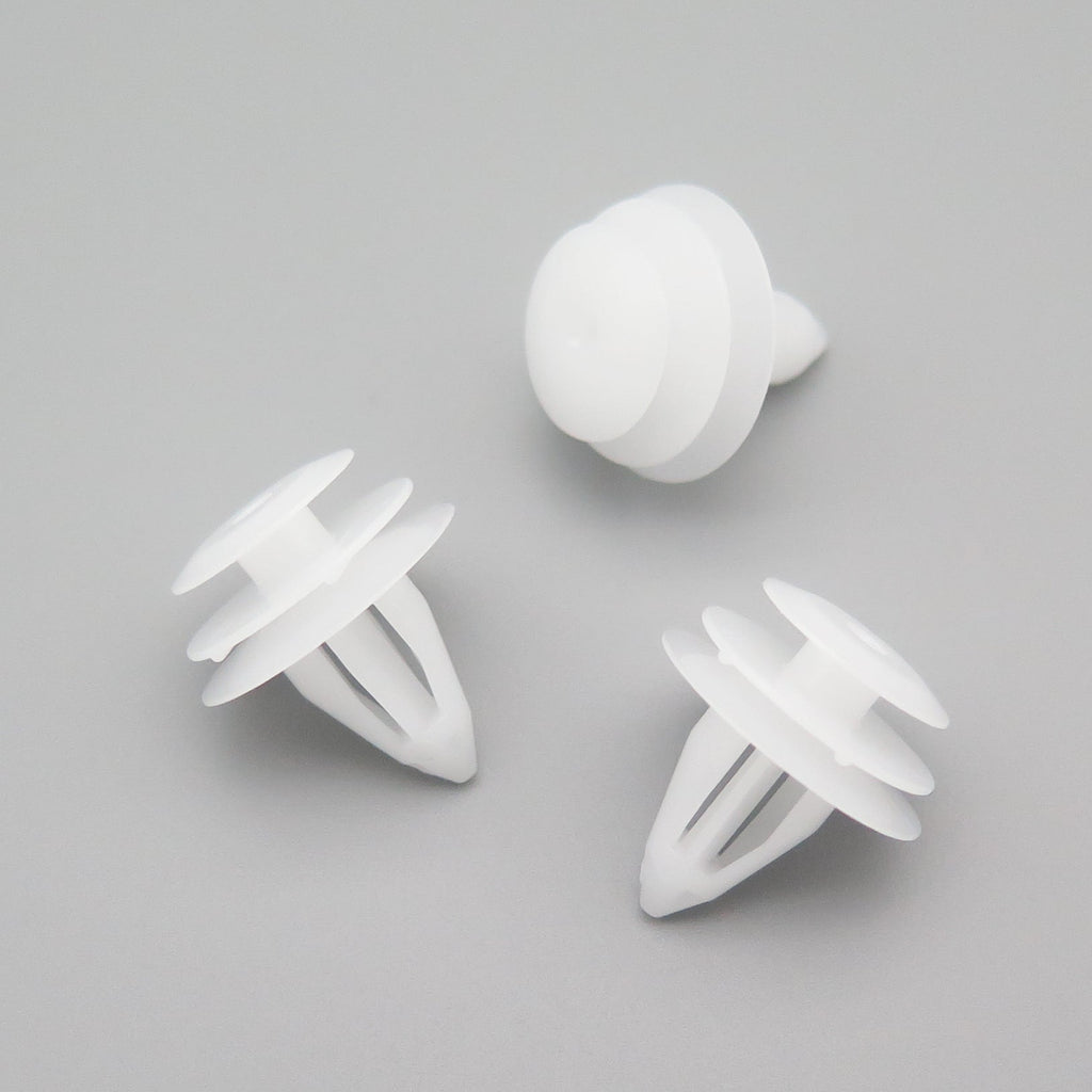 Interior Trim Panel Clips, White