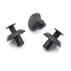 7mm Push Fit Plastic Rivet, Black