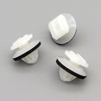 Trim Panel Clip, White with Washer