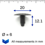 Fir Tree Clip, Black - image 2