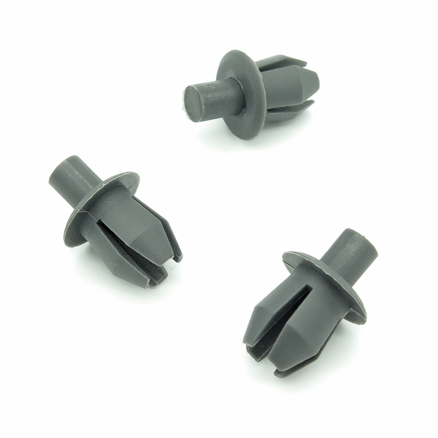 Push Fit Plastic Rivet, Grey