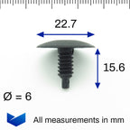 Fir Tree Clip, Black - image 2