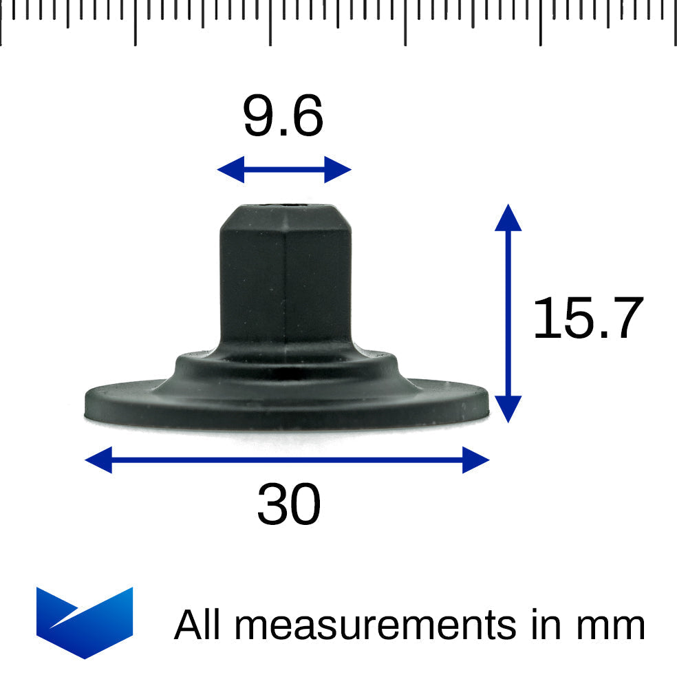 Plastic Nut for Insulation & Heat Shields - image 2