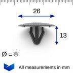 Button Clip, Black - image 2