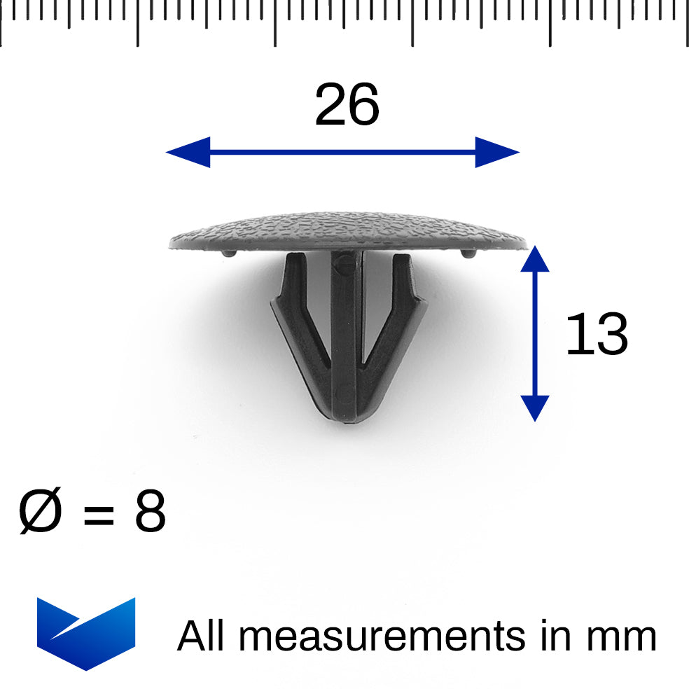 Button Clip, Black - image 2