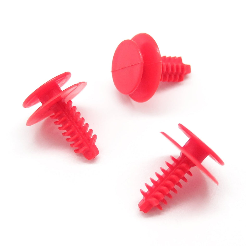 Fir Tree Moulding Clip, Red