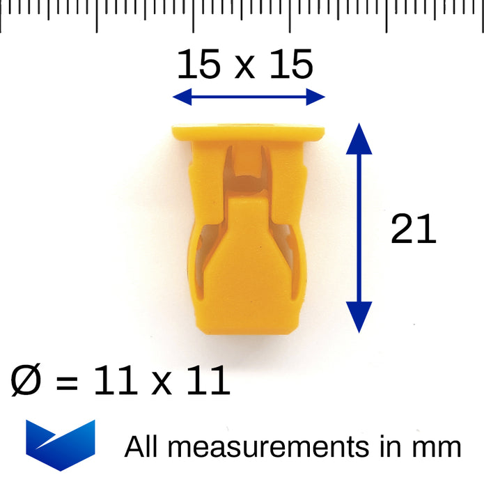 Screw Grommet, Yellow - image 2