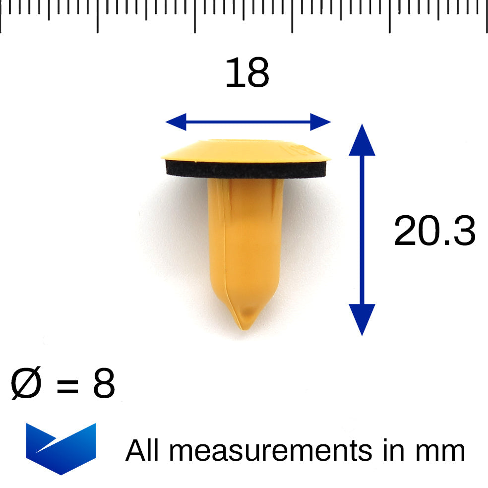 Insert Clip, Yellow - image 2