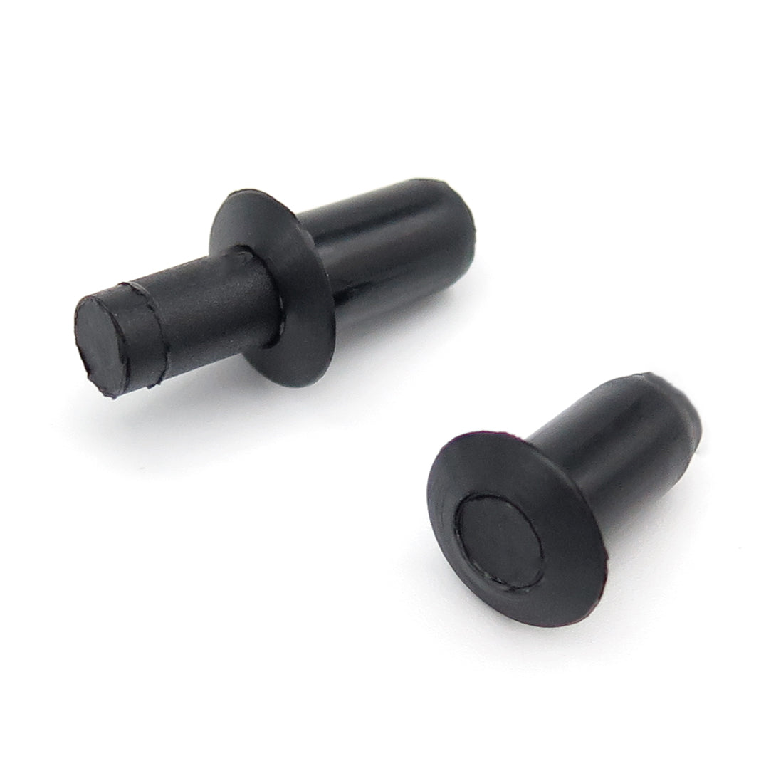 6mm Push Pin Expanding Plastic Rivet, Black - image 3