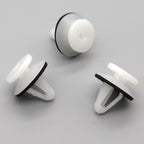Trim Moulding Clip, White with Washer
