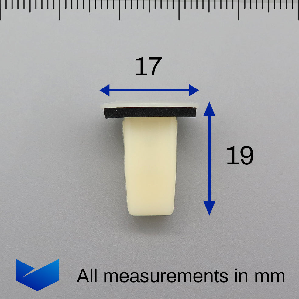 Screw Grommet, White with Seal - image 2
