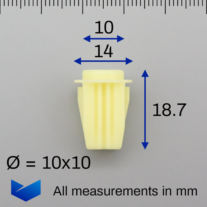 Screw Grommet, Yellow - image 2