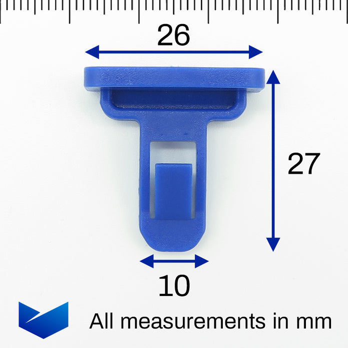 Moulding Retainer, Blue - image 2