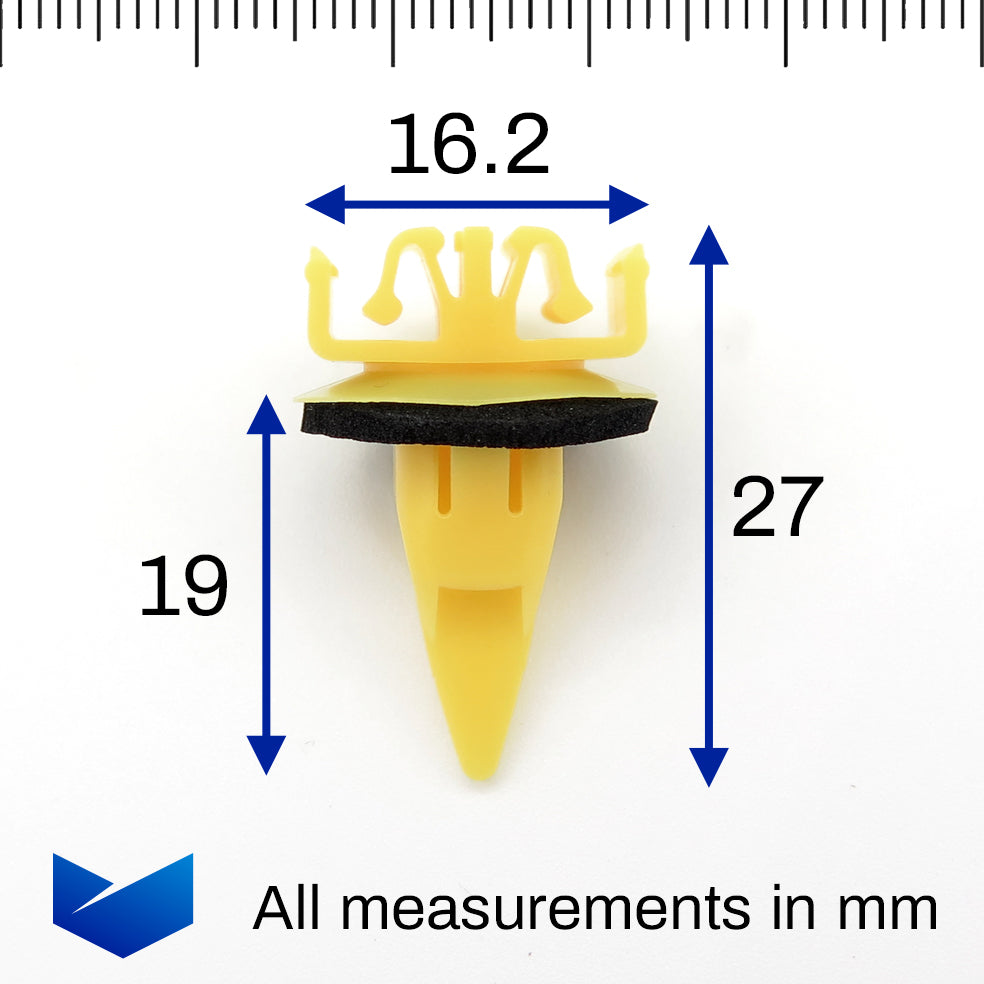 Trim Moulding Retainer, Yellow - image 2