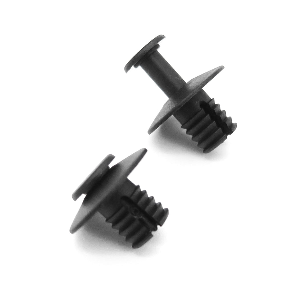 6.5mm Push Fit Plastic Rivet, Short Reach, Black - image 3