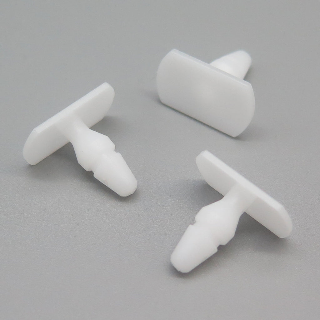 Trim Moulding Retainer Clip, White