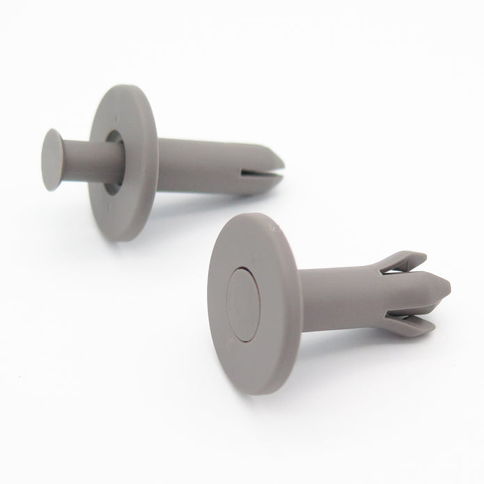 8mm Push Fit Plastic Rivet, Grey - image 3