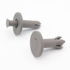 8mm Push Fit Plastic Rivet, Grey - image 3
