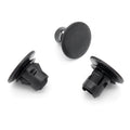 Button Clip, 8mm Hole, Black