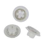 Moulding Positioning & Retaining Clip, Clear with Metal