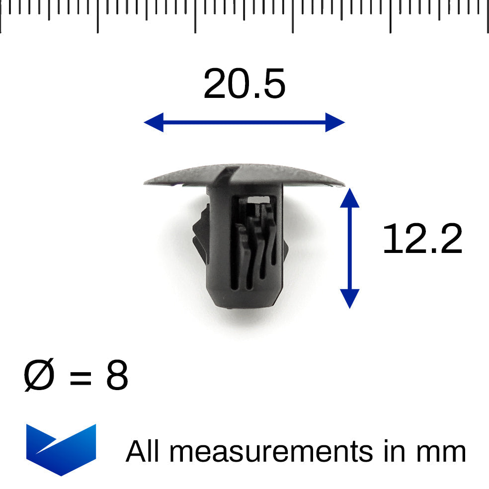 Button Clip, Black - image 2