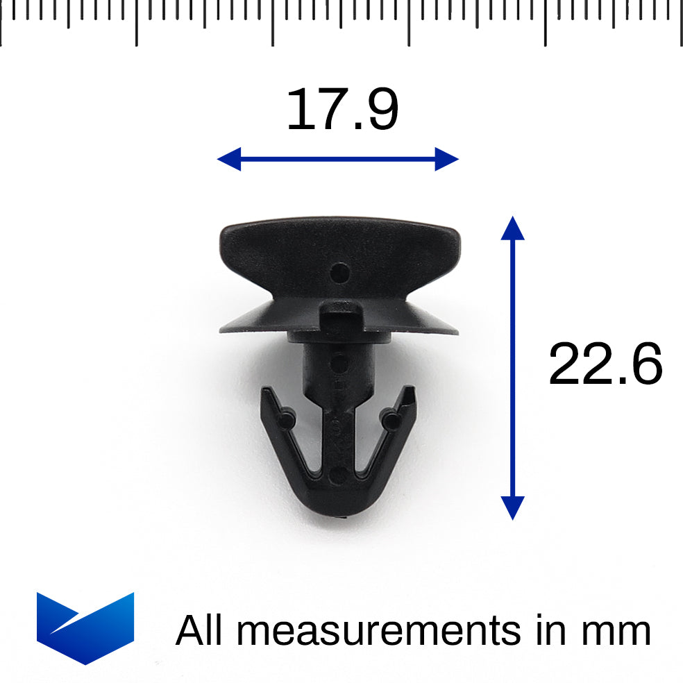 Wheel Arch Lining Clip, Black - image 2