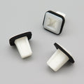 White Insert Retainer Clip with Washer