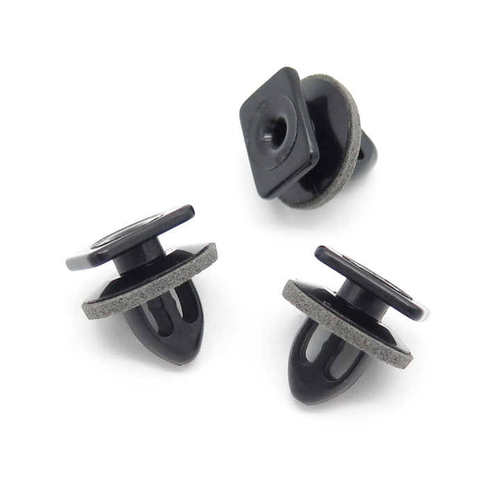 Moulding Clips, Black with Foam Washer