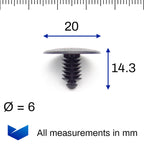 Fir Tree Clip, Black - image 2