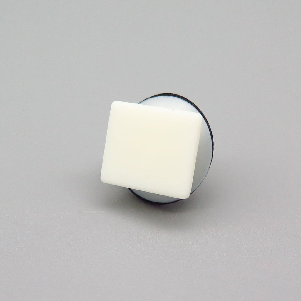 Hidden Trim Moulding Clip, White with Washer - image 2