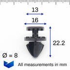 Exterior Moulding Clip - image 2