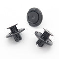 Push Fit Plastic Rivet, 10mm Hole, Black
