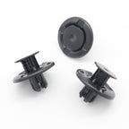 Push Fit Plastic Rivet, 10mm Hole, Black