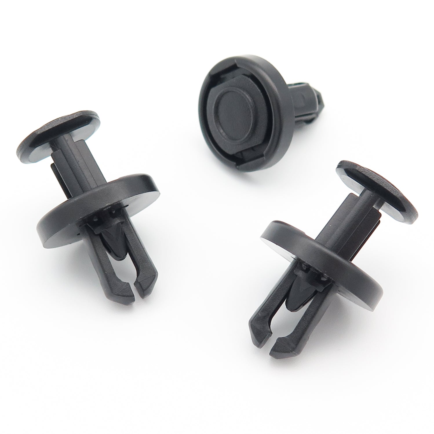 Push Fit Plastic Rivet, 9mm Hole, Black