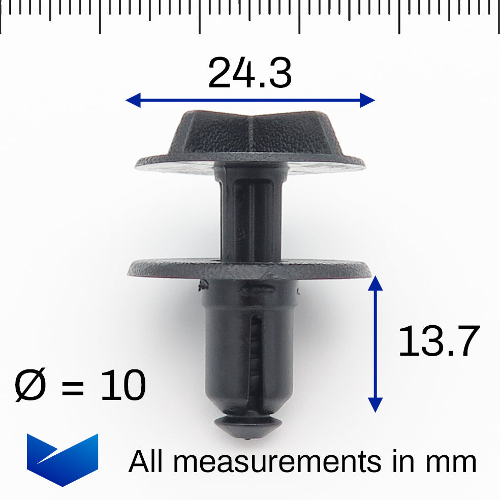 Easy Release Push Fit Trim Clip - image 2