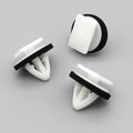 Moulding Trim Clip, White with Washer
