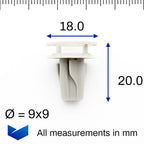 Screw Grommet, Grey - image 2
