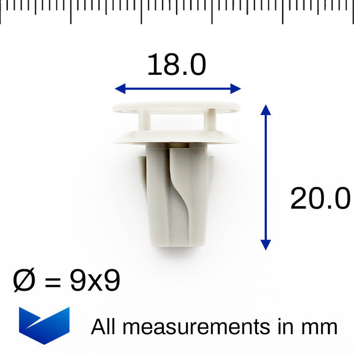 Screw Grommet, Grey - image 2