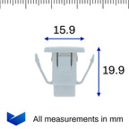 Screw Grommet, Grey - image 2
