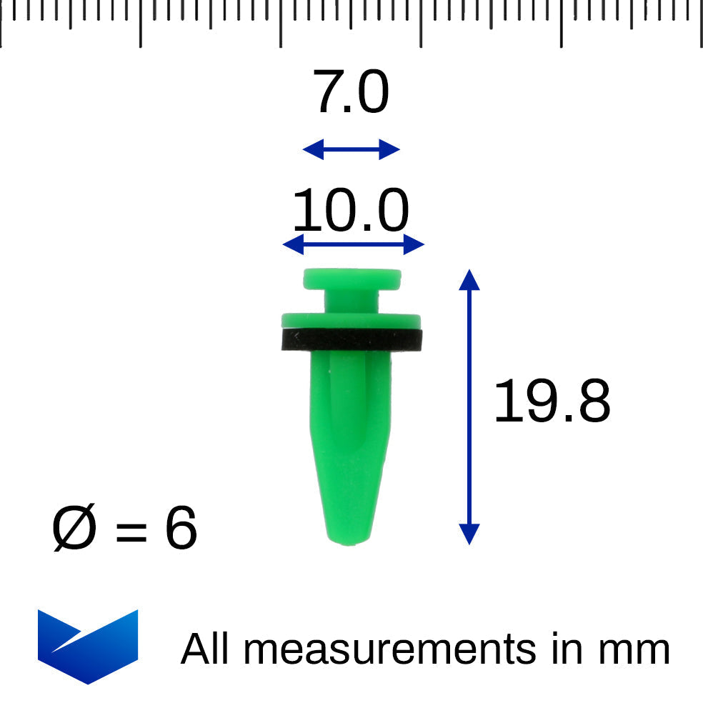 Long Garnish Clip, Green - image 2
