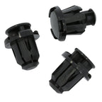 Push Fit Rivet, 15mm Hole, Black