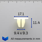 Screw Grommet, White - image 2